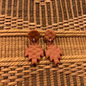 Terracotta Handmade Clay Earrings